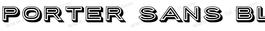 Porter Sans Block字体转换